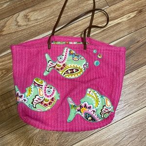 Vera Bradley Tutti Frutti Beach Bag Tote